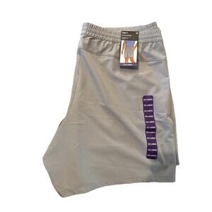 NWT GapFit Men's Movement Short Size 2XL Ultimate Grey Drawstring Elastic Waist